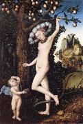 CRANACH, Lucas the Elder Venus and Cupid oil painting reproduction